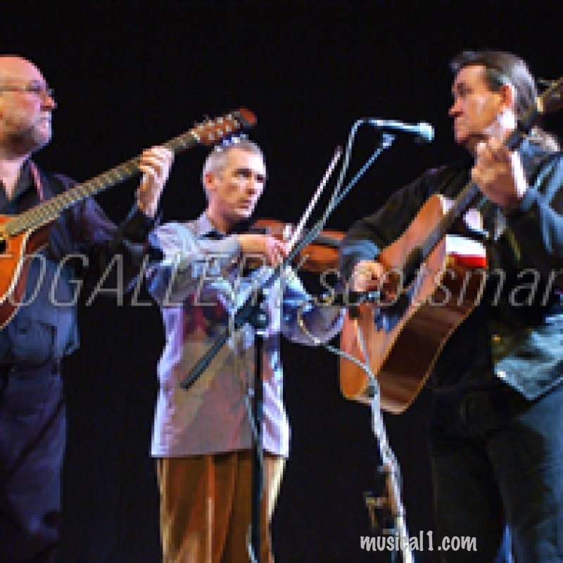 Michael Marra on the fiddle