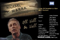MICHAEL MARRA - ALL WILL BE WELL - A Televison tribute