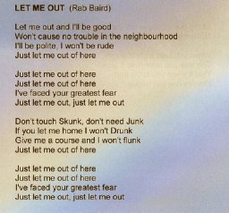 Let Me Out