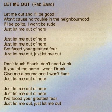 Let Me Out