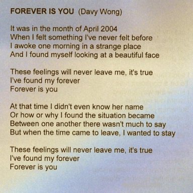 Forever Is You